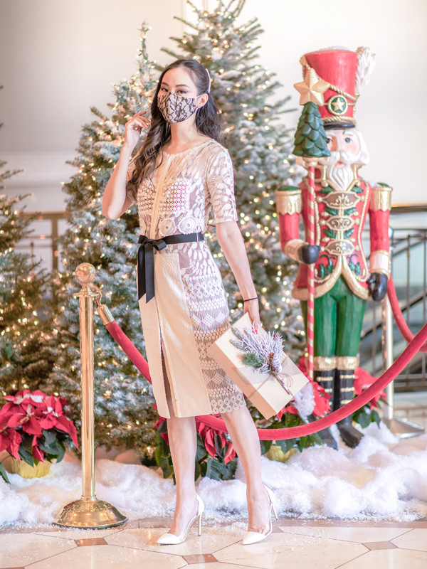 White Lace Sheath Dress