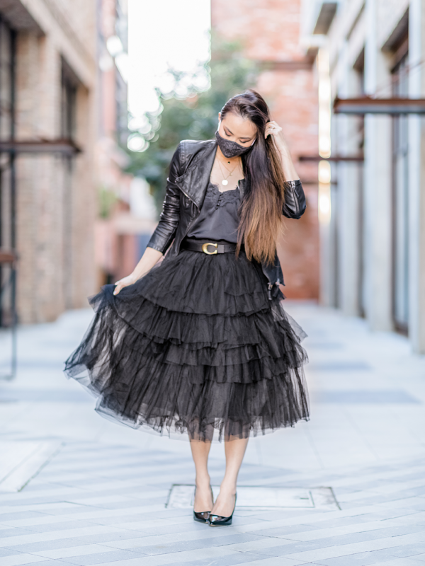 Mixed Texture Black Ensemble