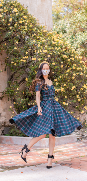 Off the Shoulder 50s Dress at Old Mill Foundation