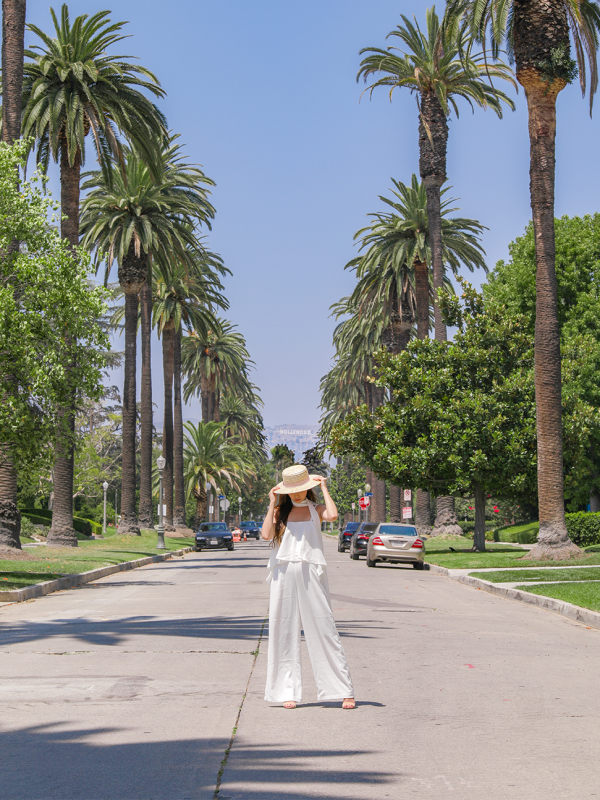 Power Jumpsuit with Neck Scarf