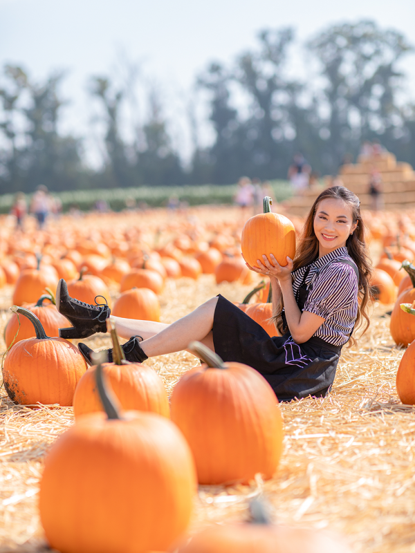 Striped Blouse and Spooky Pinafore