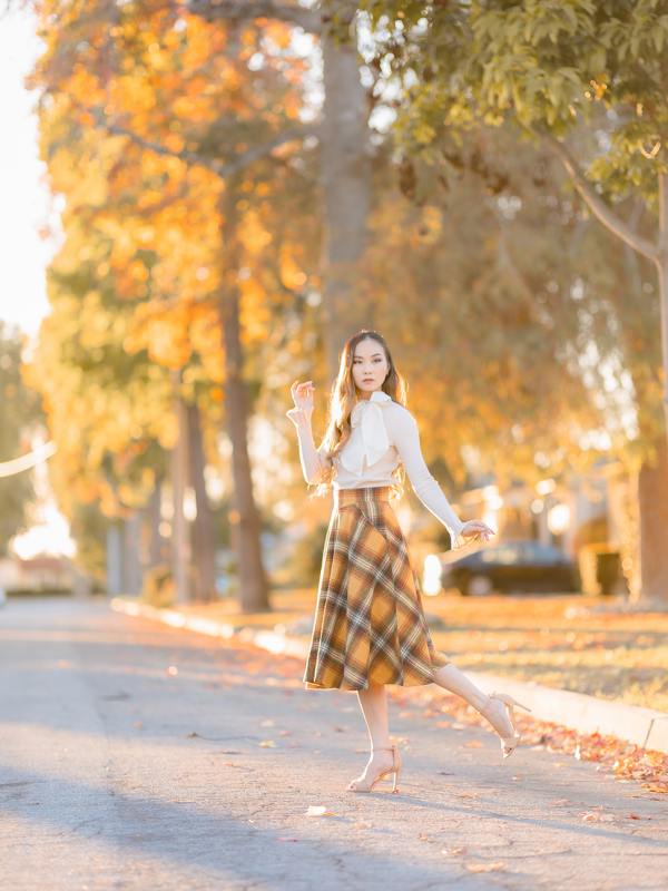 Fall Bows and Plaid Skirts