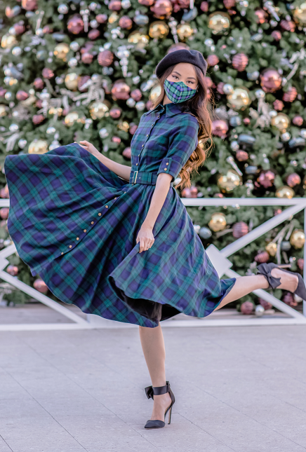 Mad for Plaid Swing Dress