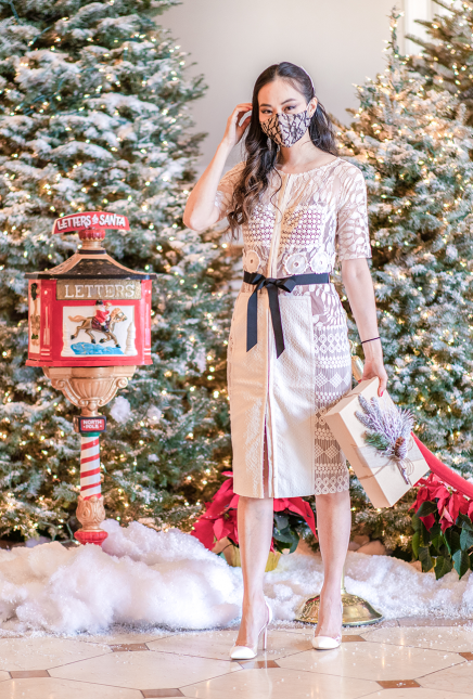 White Lace Sheath Dress