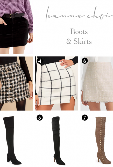 Knee-High Boots and Mini skirts