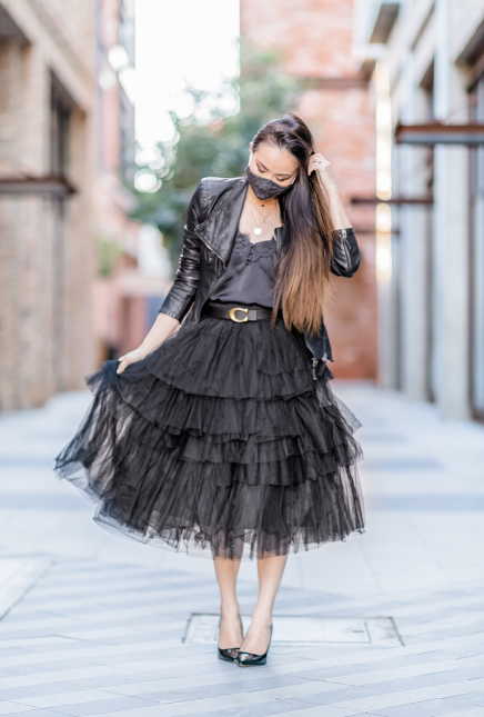 Mixed Texture Black Ensemble
