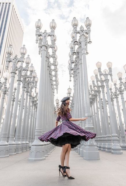Welsh Tartan Swing Dress
