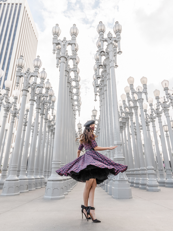 Welsh Tartan Swing Dress