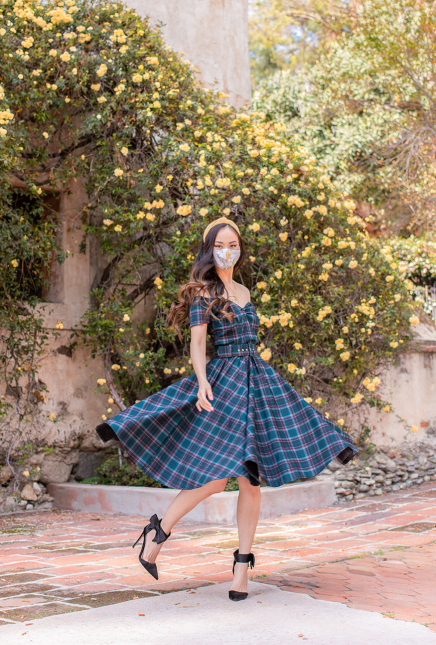 Off the Shoulder 50s Dress at Old Mill Foundation