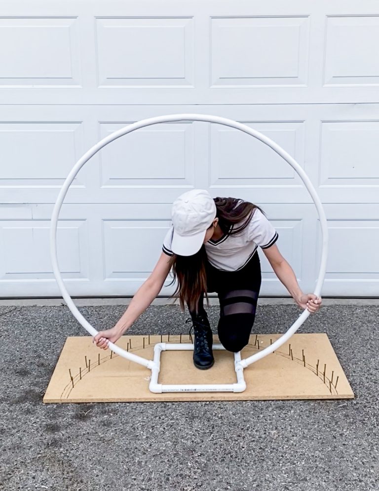 How to Make a Circle Arch Out of PVC Pipe Leanne Choi