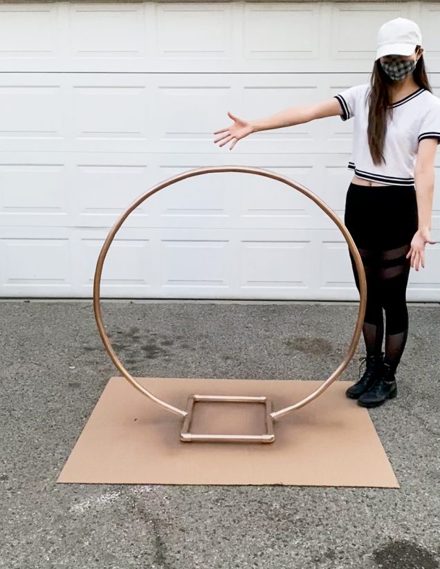 How to Make a Circle Arch Out of PVC Pipe Leanne Choi