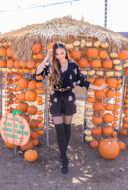 Spooky Sweater Dress Cardigan