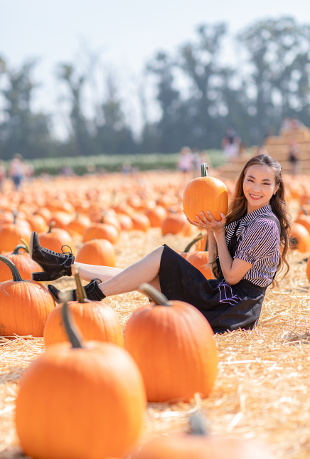 Striped Blouse and Spooky Pinafore